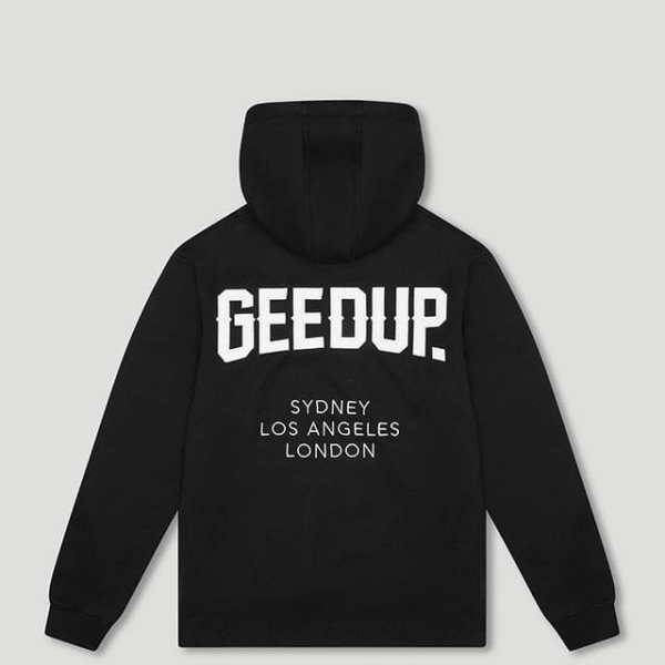 Geedup Cities Hoodie Black/White