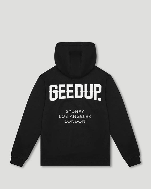 Geedup Cities Hoodie Black/White Geedup Cities Hoodie Black/White