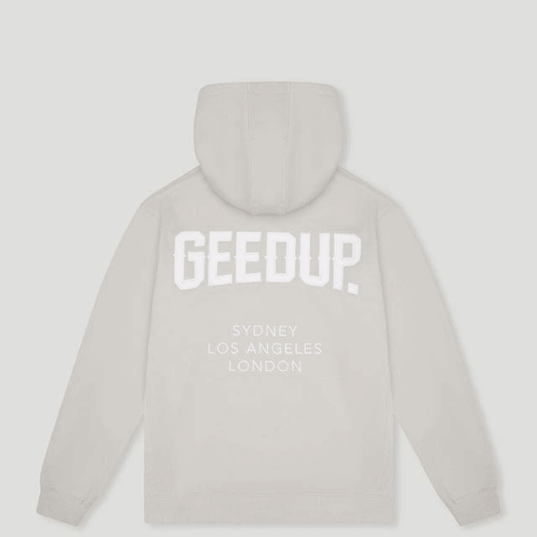 Geedup Cities Hoodie Grey/White