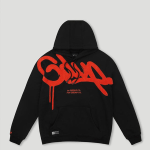 Geedup Handstyle Hoodie Black/Burnt Orange