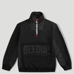 Geedup Core Logo Qtr Zip Black