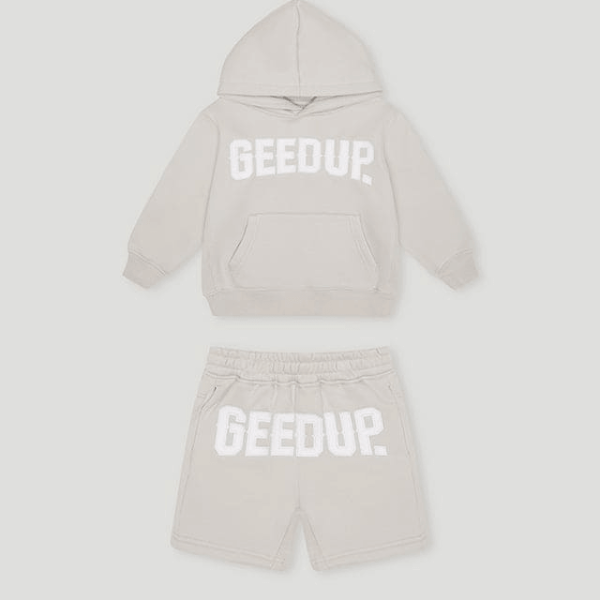 Geedup Cities KidsTracksuit Grey/White