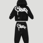 Geedup Handstyle Kids Tracksuit Black/White