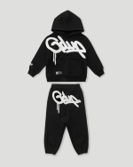 Geedup Handstyle Kids Tracksuit Black/White
