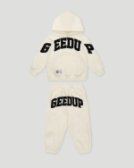 Geedup Team Logo Kids Tracksuit Buttercream/Black