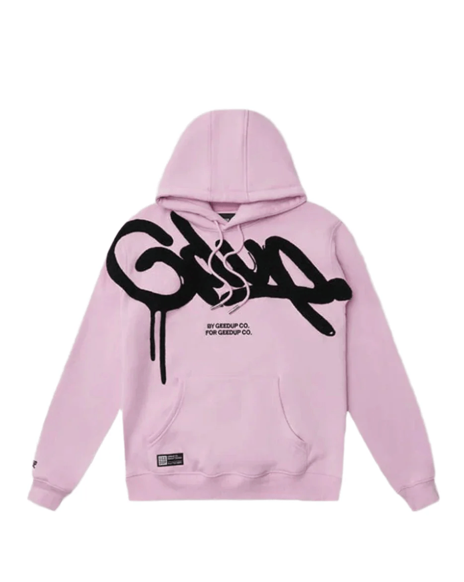 GEEDUP Handstyle Hoodie “Lavender Black” GEEDUP Handstyle Hoodie “Lavender Black”
