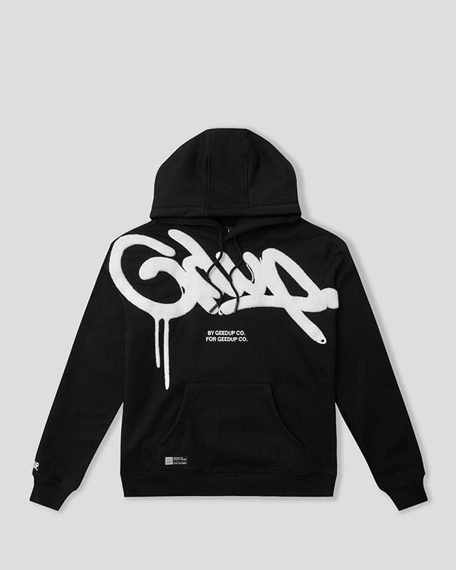 Geedup Handstyle Hoodie Black/White Geedup Handstyle Hoodie Black/White