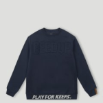 Geedup PFK Core Logo Embossed Crewneck Navy