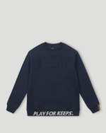 Geedup PFK Core Logo Embossed Crewneck Navy