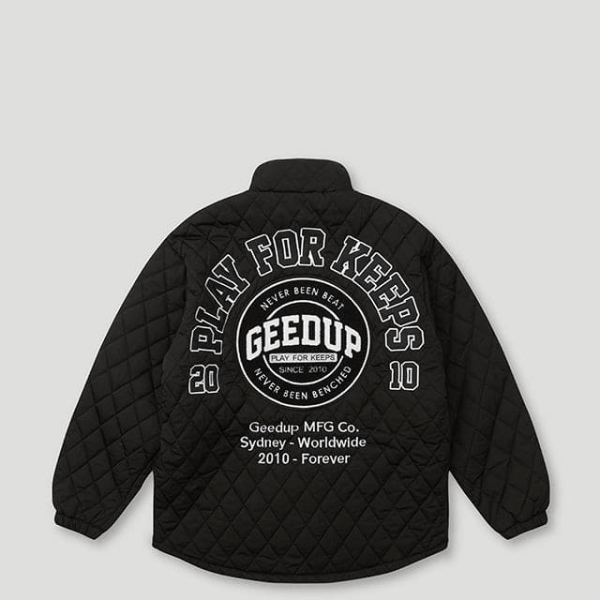 Geedup PFK Quilted Jacket Black
