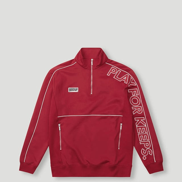 Geedup Play For Keeps Qtr Zip Red/White