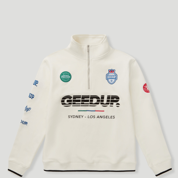 Geedup Sportsman Badges QTR ZIP Light Cream