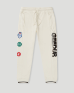 Geedup Sportsman Badges Trackpants Light Cream