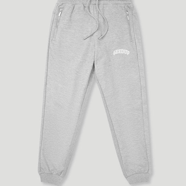 Geedup Team Logo Trackpants Grey Marle