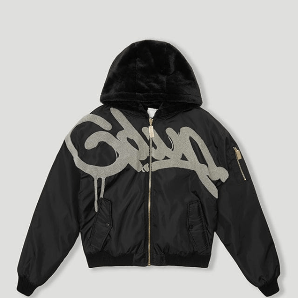 Geedup Handstyle / Team Logo Bomber Black / White