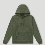 Geedup O/S Emblem Emboss Hoody Military Green