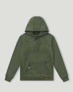 Geedup O/S Emblem Emboss Hoody Military Green