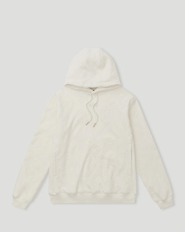 Geedup PFK Monogram Hoodie Light Cream Geedup PFK Monogram Hoodie Light Cream