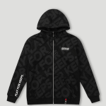 Geedup PFK Monogram Zip Jacket Black