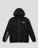 Geedup PFK Monogram Zip Jacket Black