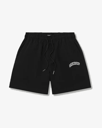 Geedup Micro Team Logo Black Shorts