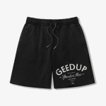 Geedup Sports & Rec. Washed Black Shorts
