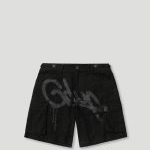 Geedup Handstyle Cargo Short Black
