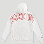 Geedup Proud Team Logo Hoodie White/Red