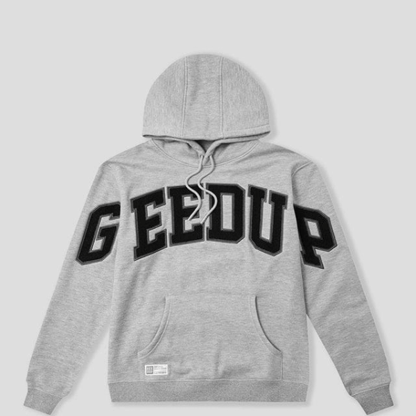 Geedup Team Logo Hoodie Grey Marle/Black
