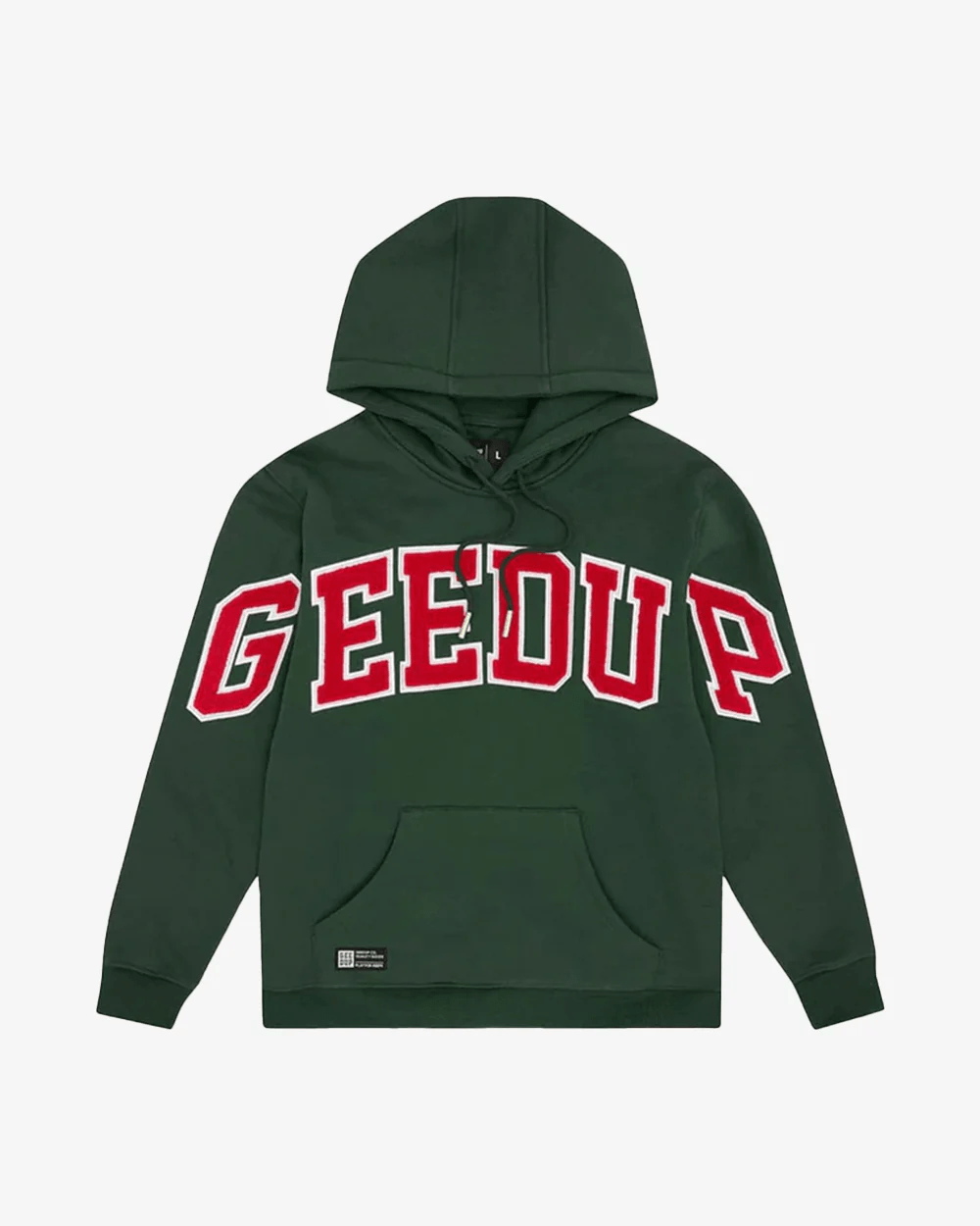 Geedup Team Logo Hoodie Khaki Red (New) Geedup Team Logo Hoodie Khaki Red (New)