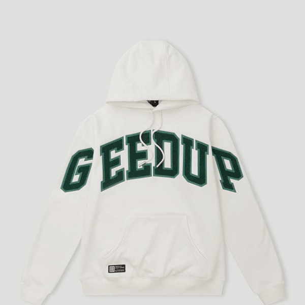 Geedup Team Logo Hoodie White / Green