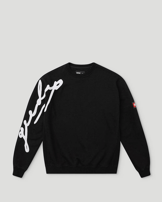 Geedup Script Logo Crewneck Black Geedup Script Logo Crewneck Black