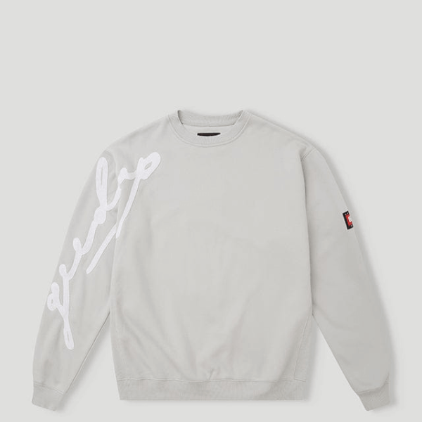 Geedup Script Logo Crewneck Grey