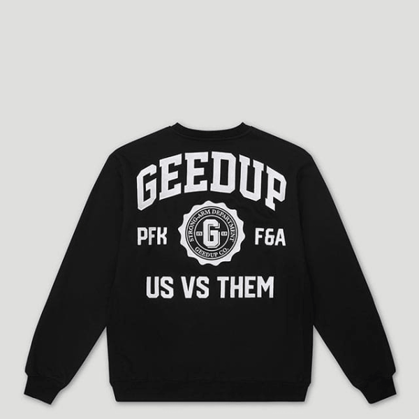 Geedup Strong-Arm Department Crewneck Black