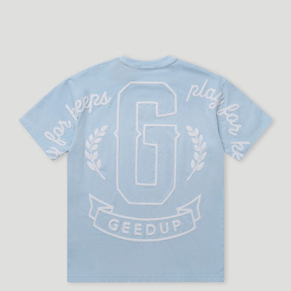 Geedup G PFK T-Shirt Cool Blue/White