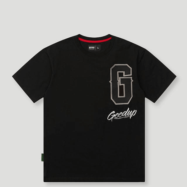 Geedup G Script Logo T-Shirt Black