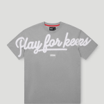Geedup PFK Script T-Shirt Grey/White