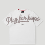 Geedup PFK Script T-Shirt White/Grey
