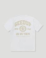 Geedup Us vs. Them T-Shirt White/Beige