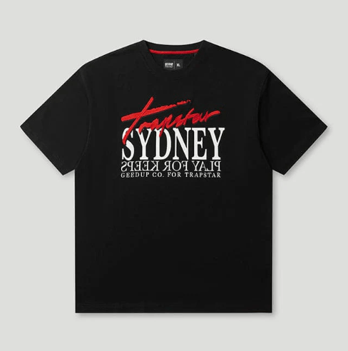Geedup Sydney x Trapstar Secret T-Shirt Black