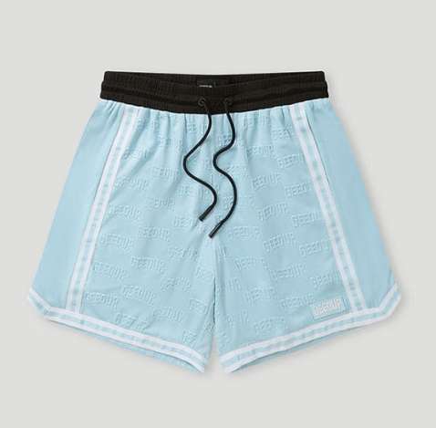 Geedup Emboss Mesh Shorts Cool Blue