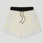 Geedup Emboss Mesh Shorts Cream