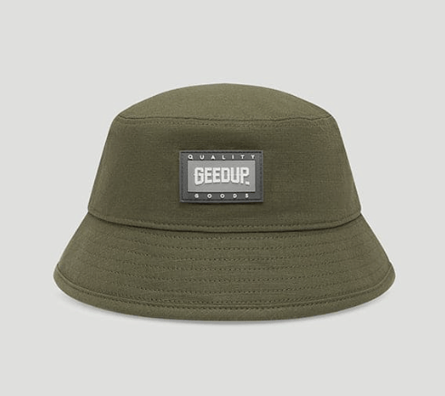 Geedup Core Logo Ripstop Bucket Hat Khaki