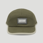Geedup Core Logo Ripstop 5 Panel Hat Khaki