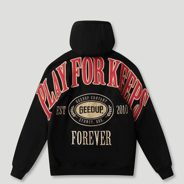 Geedup PFK Company Hoodie Black/Red/Cream