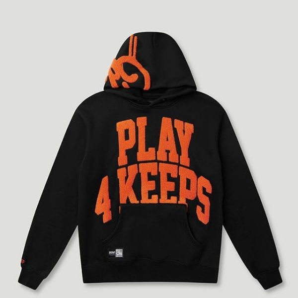 Geedup Play4Keeps Handstyle Hoodie Black/Orange