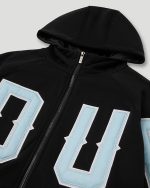 G.D.U.P Zip Hoodie Black/Cool Blue