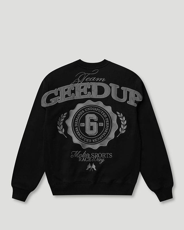 Geedup Team Crewneck Black/Grey Geedup Team Crewneck Black/Grey