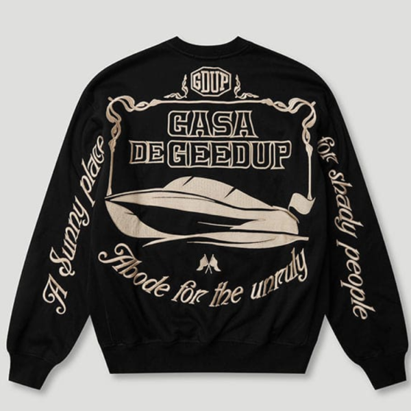 Geedup x CDG Crewneck Black/Cream