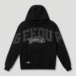 Geedup Team Logo Cursive Hoodie Black/Grey